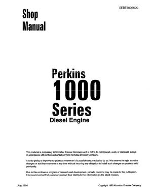 KOMATSU  PERKINS 1000 SERIES скачать на www.imparts55.ru