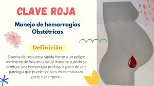 Clave Roja Manejo De Hemorragias