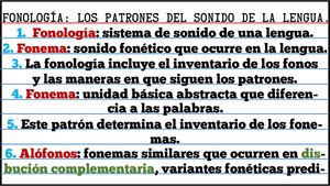 Fonética - Los Sonidos De La Lengua