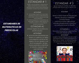 Estandares De Matematicas En Preescolar