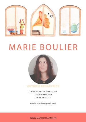 Portfolio Marie Boulier