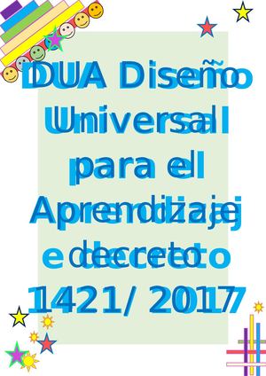 Cartilla DISEÑO UNIVERSAL PARA EL APRENDIZAJE (DUA)