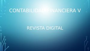 Contabilidad Financiera V
