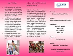 Niños y adolescentes en situación de riesgo