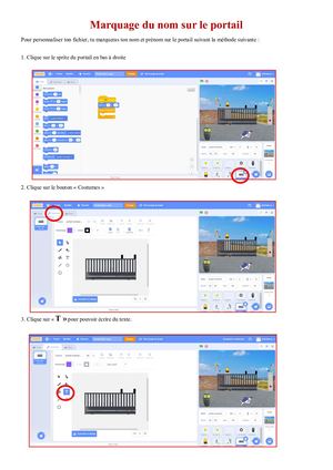 Marquage Du Nom Sur Le Portail
