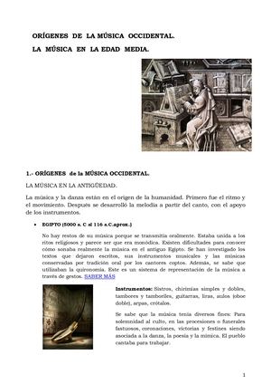 Música Antigua Edad Media