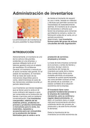 Administracion De Inventarios