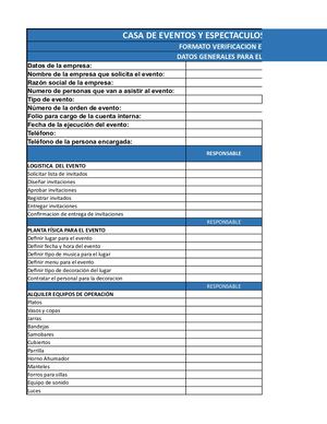 Prato Sergio Lista Verificacion De Evento