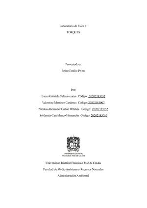 Laboratorio De Torques