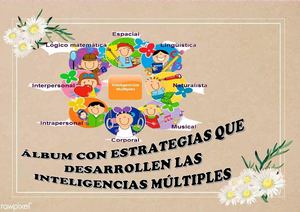 Album Con Estrategias Que Desarrollen Las Inteligencias Múltiples