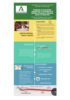 Programa de evaluación, diagnóstico y tratamiento de violencia sexual en menores