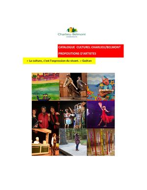 Composition Catalogue Charlieu Belmont Communauté