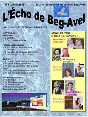 L'Echo de Beg-Avel #5 (07/2015)