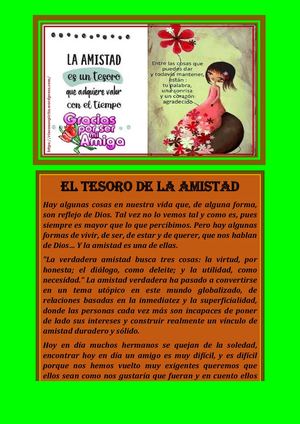 El Tesoro De La Amistad Mercedes Cruz
