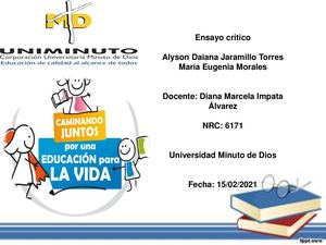 Ensayo Critico Con Infografia