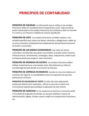 Principios De Contablidad