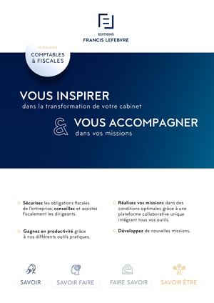 Plaquette commerciale - Missions comptables & fiscales