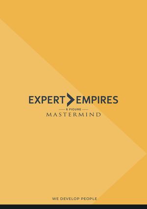 6-Figure Mastermind Workbook January 2021 Edition