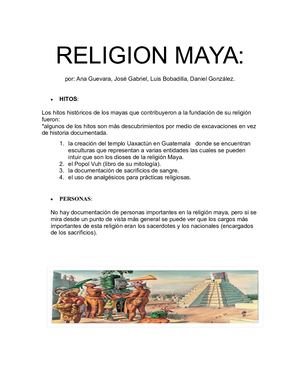 Religion Maya