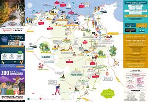 Carte Illustrée de Dinan Cap Fréhel Tourisme
