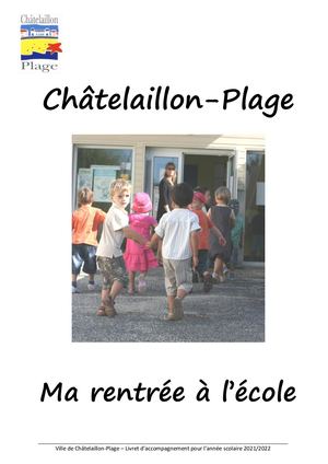 Livret Rentrée Scolaire 2021-2022