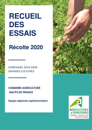 Recueil des essais - Récolte 2020