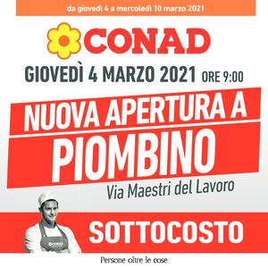 Volantino Conad Piombino Nord Ovest 4 Marzo 10 Marzo 2021