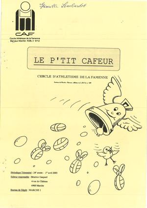 Caf Le Petit Cafeur Avril 2003