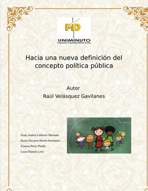 Libro, Hacia una nueva definición del concepto política pública