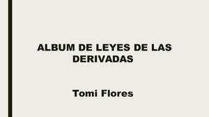 Album De Las Leyes De Las Derivadas