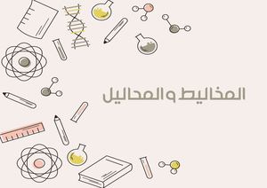 (مطوية الفصل الثاني ( الممخاليط و المحاليل