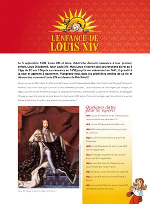 Dossier : Histoire du Petit Louis XIV