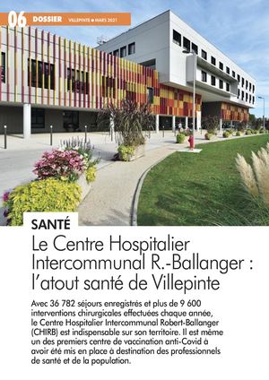 Le Centre Hospitalier Intercommunal Robert Ballanger : L’atout Santé De Villepinte