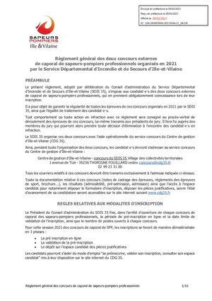 Rglement Gnral Des Concours Cspp