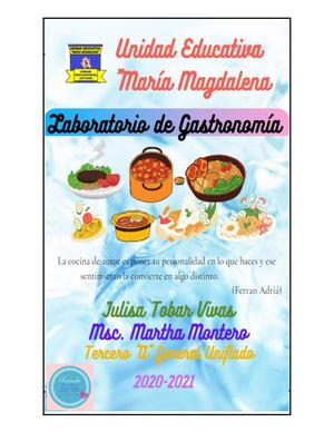 Portafolio Virtual Gastronomia