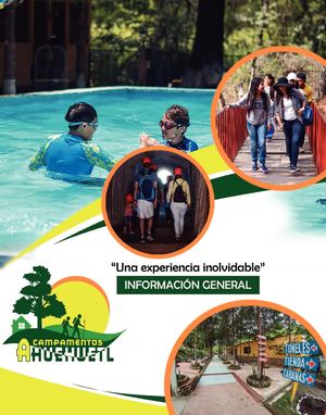 Información General Campamentos Ahuehuetl 2021
