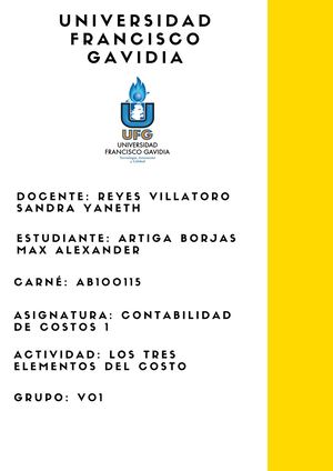 Los Tres Elementos Del Costo