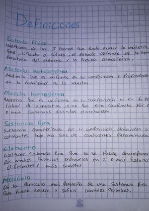 Escribir La Definición