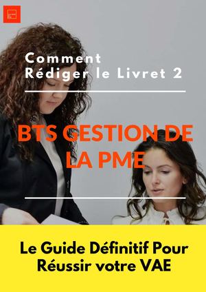Extrait Guide Rédiger L2 BTS Gestion de la PME