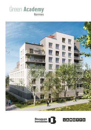 Green Academy à Rennes (35) - Programme immobilier neuf - Lamotte