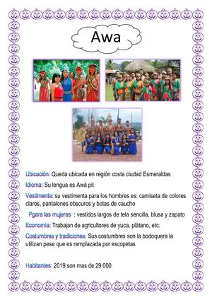 Nacionalidades Y Pueblos Indigenas