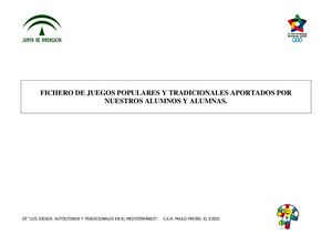 Fichero Juegos Populares Y Tradicionales