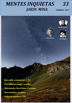 MENTES INQUIETAS-(VITORIA-GASTEIZ) Nº 33
