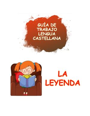 Guía De Trabajo La Leyenda