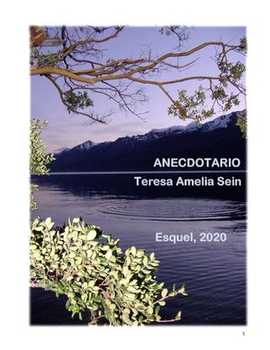 Anecdotario Teresa Sein