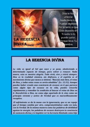 La Herencia Divina Mercedes Cruz