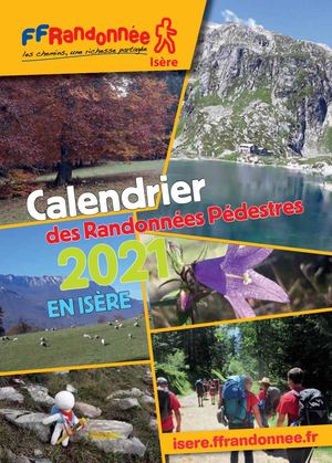 Calendrier des randonnées pédestres de l'Isère2021