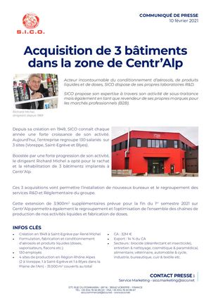 Communiqué de Presse - Février 2021