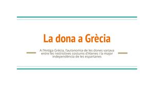 La Dona a Grècia