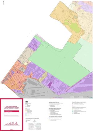 Plan zonage Pantin Nord